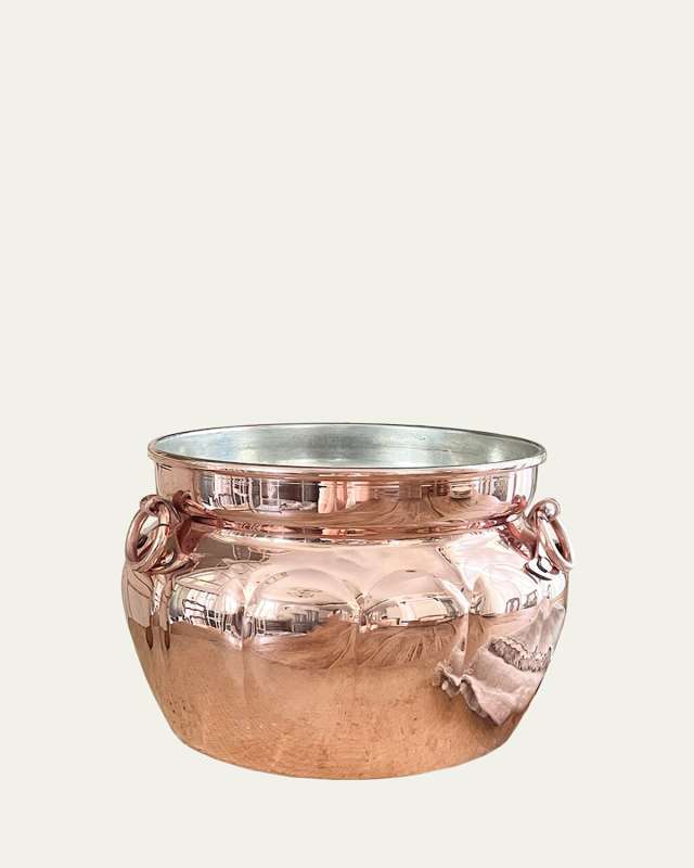 Vintage Inspired Copper Pot