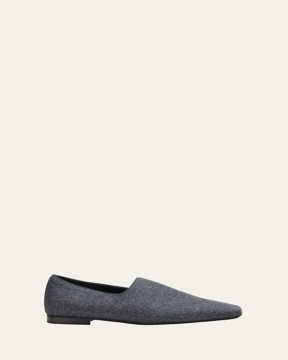The Piped Cashmere Loafers
