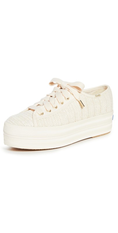 Keds x Kate Spade Triple Up Sneakers White