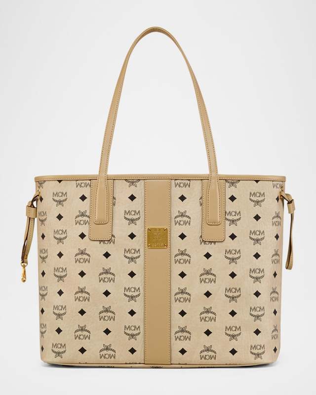Liz Reversible Medium Visetos Tote Bag