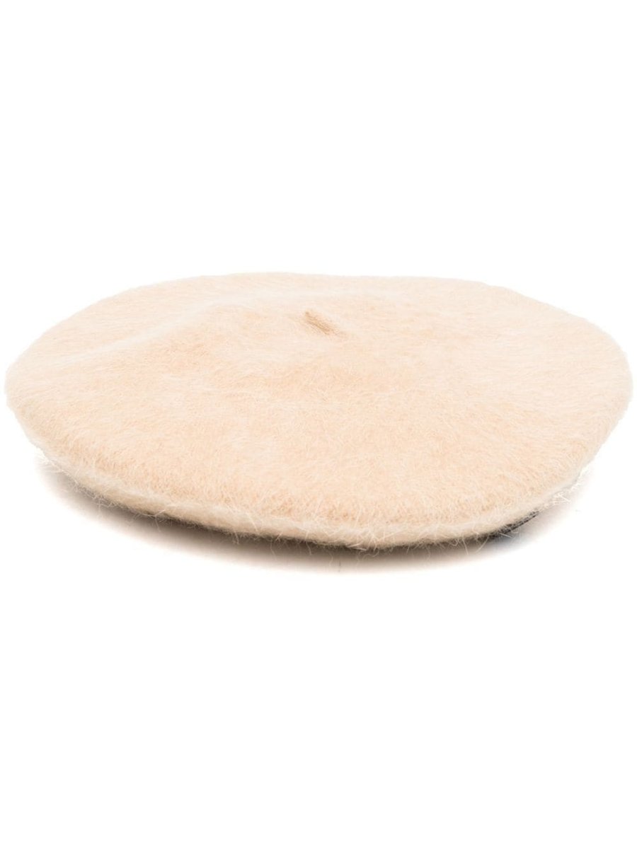 flat-peak beret hat