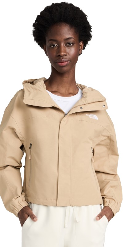 The North Face Women's TNF Packable Jacket Khaki Stone