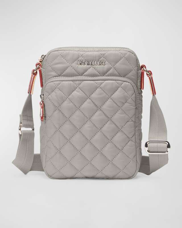 Metro Zip Quilted Nylon Crossbody Bag