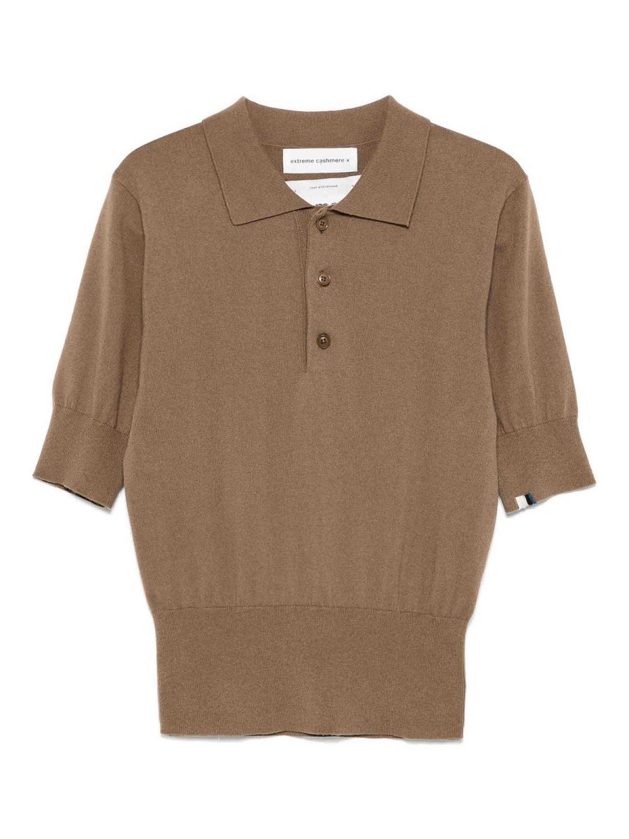 Extreme Cashmere Polo - Marron Clair