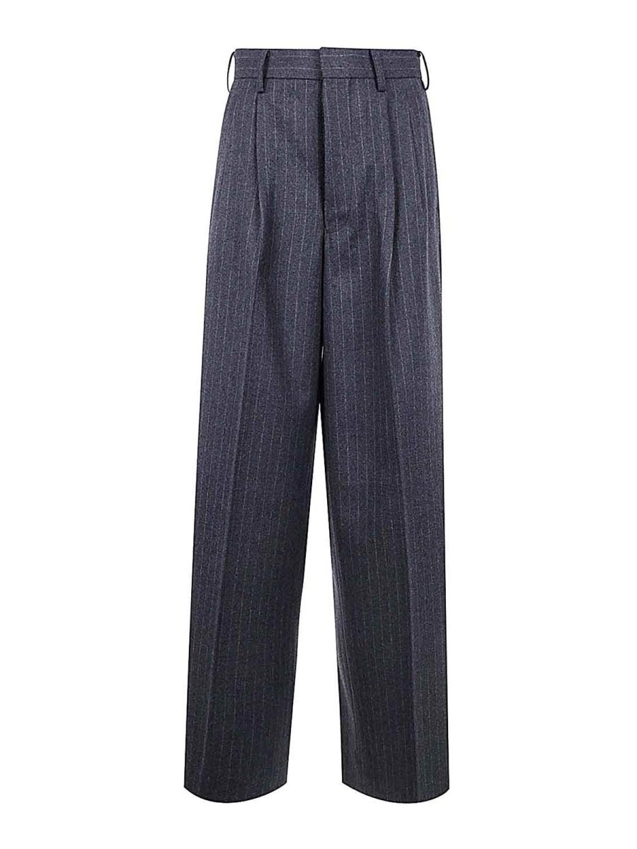 Junya Watanabe Pantalons Décontractés - Gris