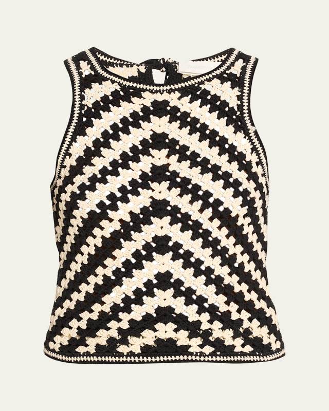 Halliday Hand-Crochet Tank Top