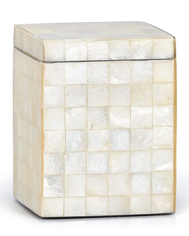 Capiz Ivory Canister
