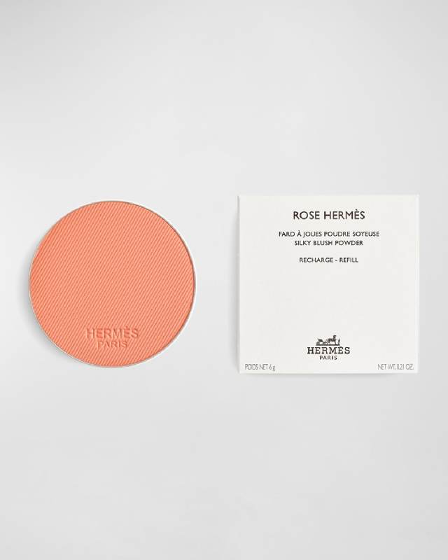 Rose Hermes Silky Blush Powder Refill