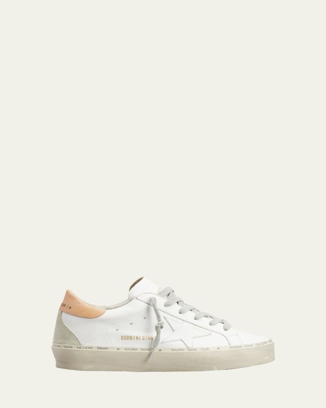 Hi Star Low-Top Leather Sneakers