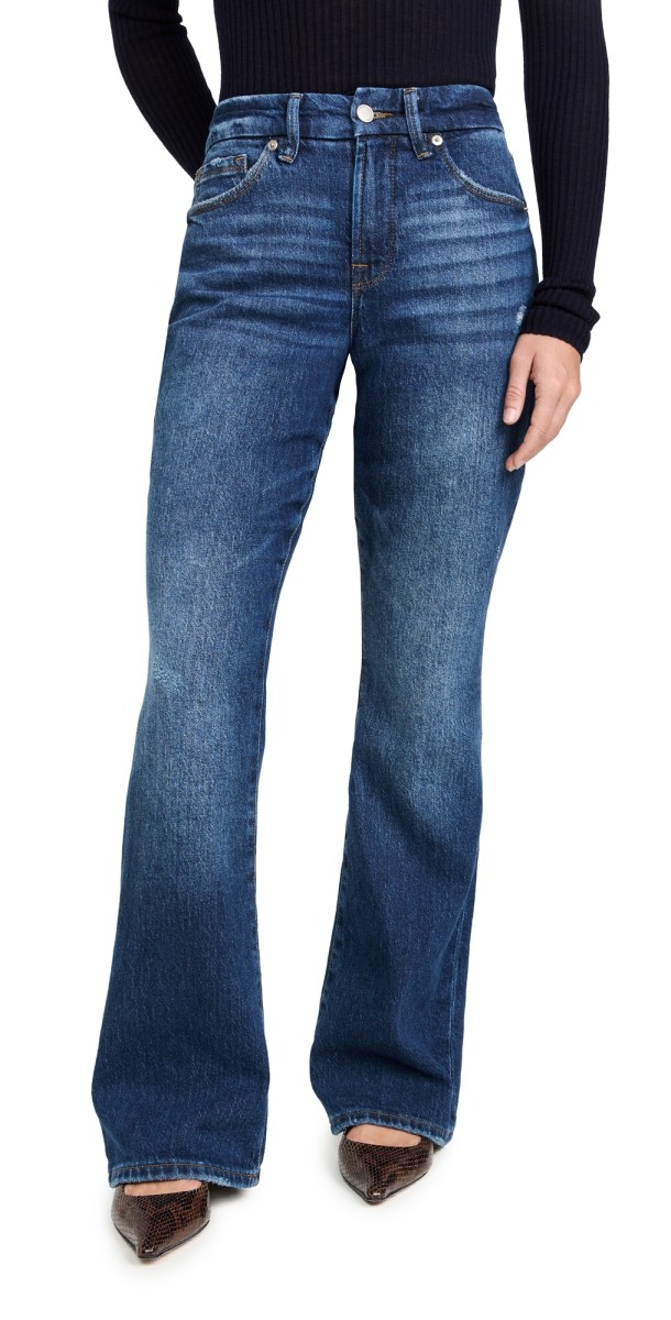 Good American Good Petite Boot Jeans Indigo704