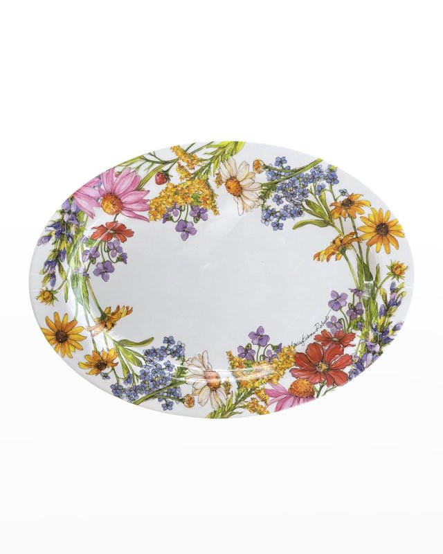 Wildflower Oval Platter