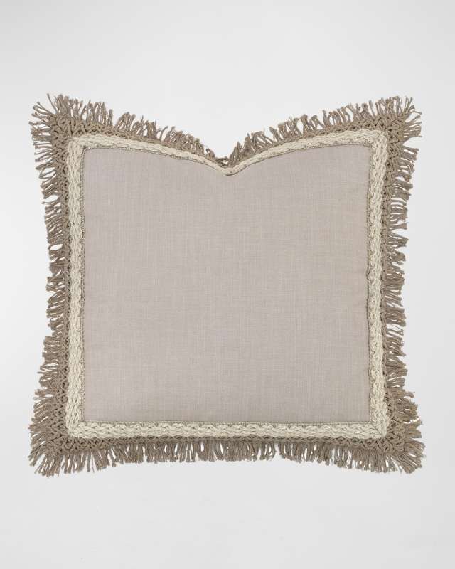 Park City Woven Fringe Decorative Pillow