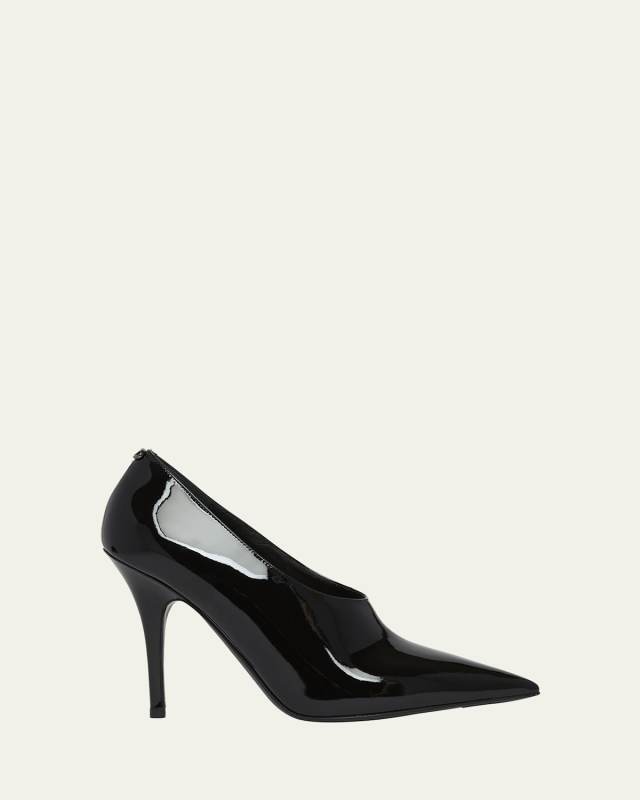 Le Salon Patent High-Cut Pumps