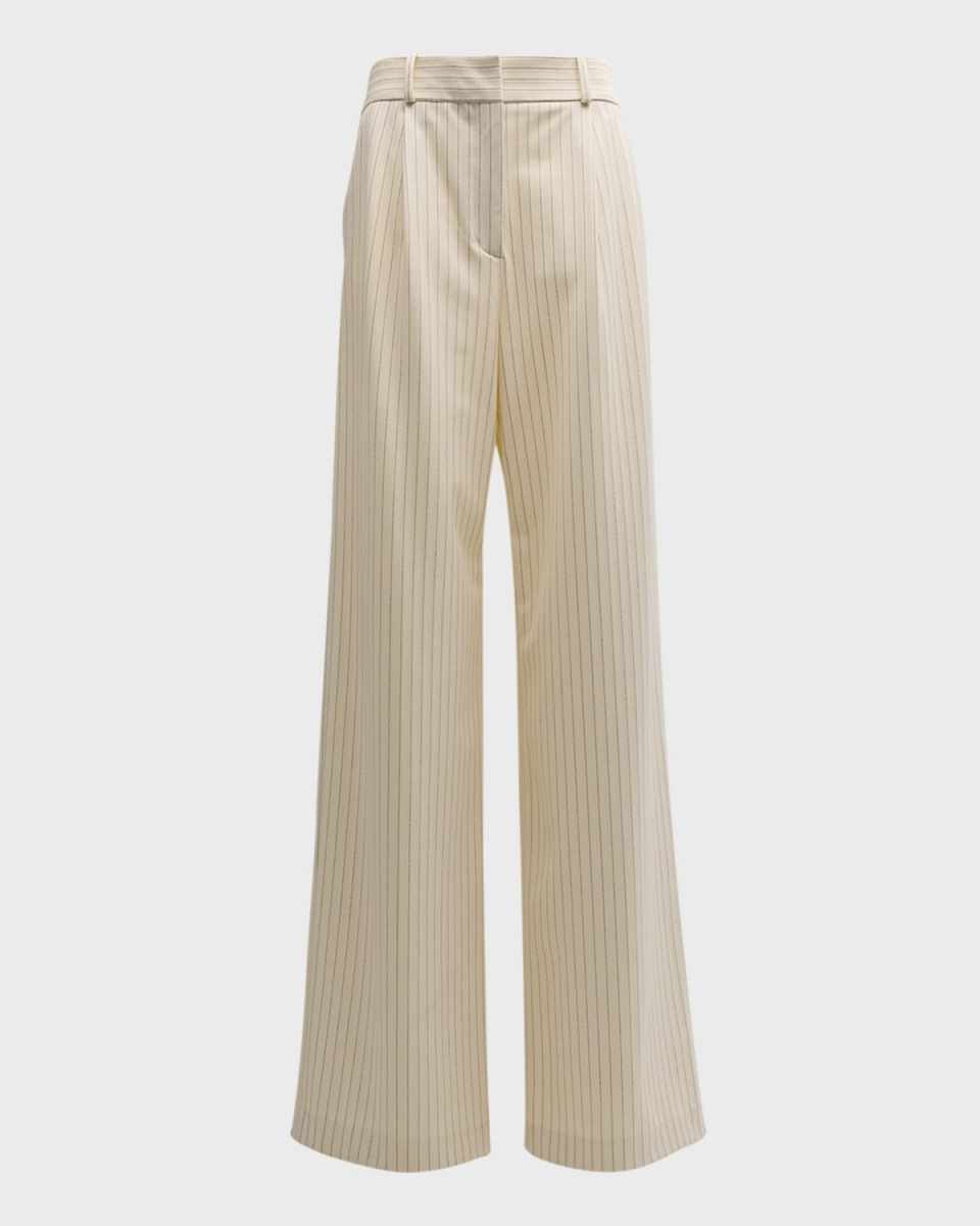 Heyser Stripe Straight-Leg Pants