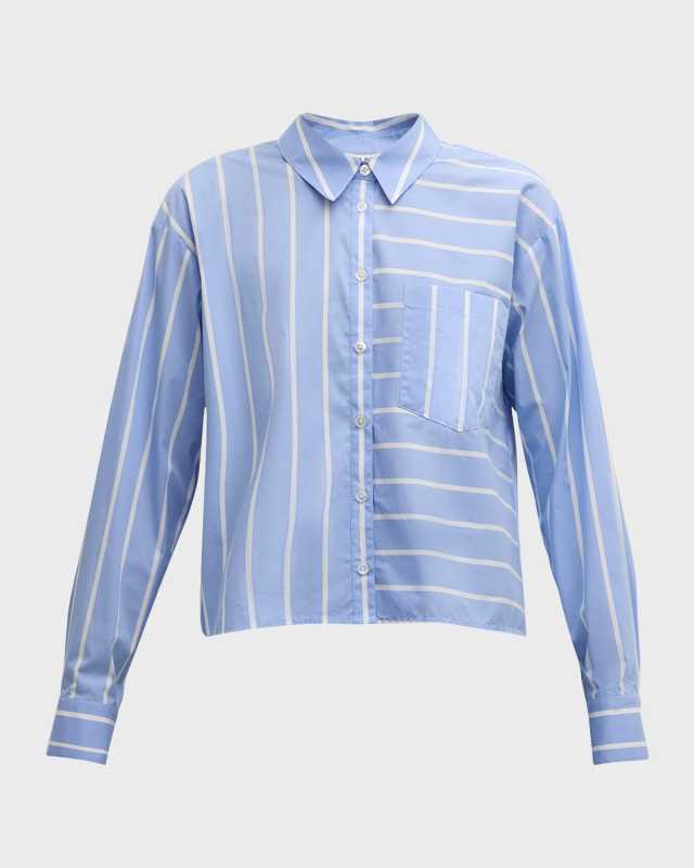 Kinley Stripe Long-Sleeve Top