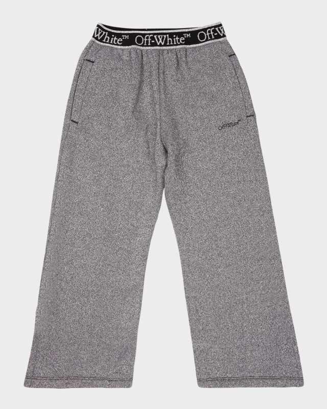 Girl's Bookish Logo Tape Pants, Size 4-12