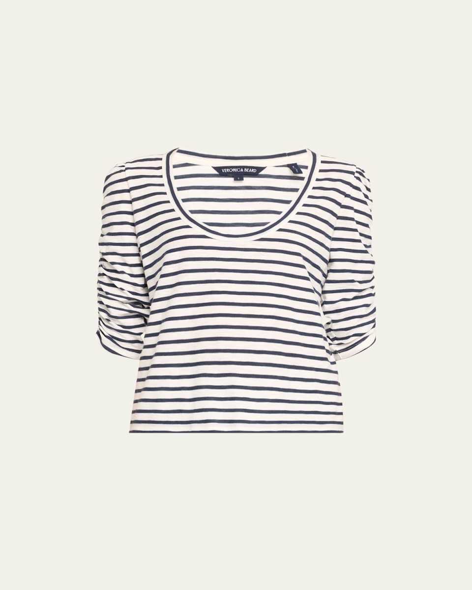 Netto Ruched-Sleeve T