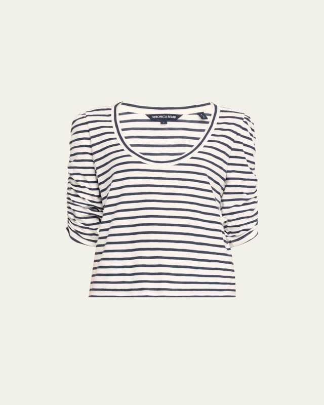 Netto Ruched-Sleeve T
