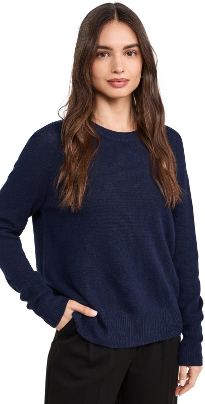OGD One Grey Day Sloane Cashmere Pullover Navy