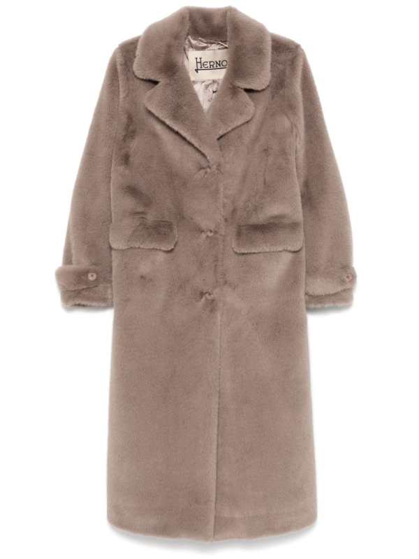 faux-fur coat