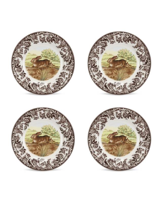 Woodland Salad Plates, Set of 4