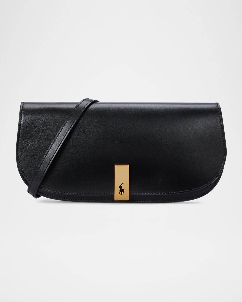 Polo ID Medium Leather Clutch Bag