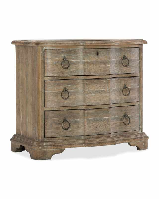 Bastogne Three-Drawer Nightstand