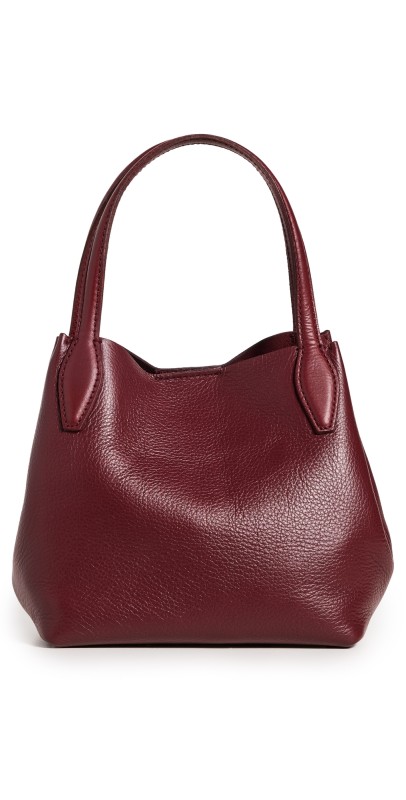 Madewell The Mini Shopper Bag Deep Merlot