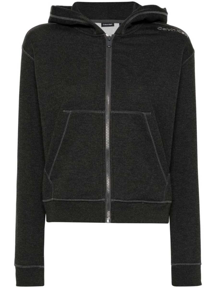 logo-appliqué performance jacket