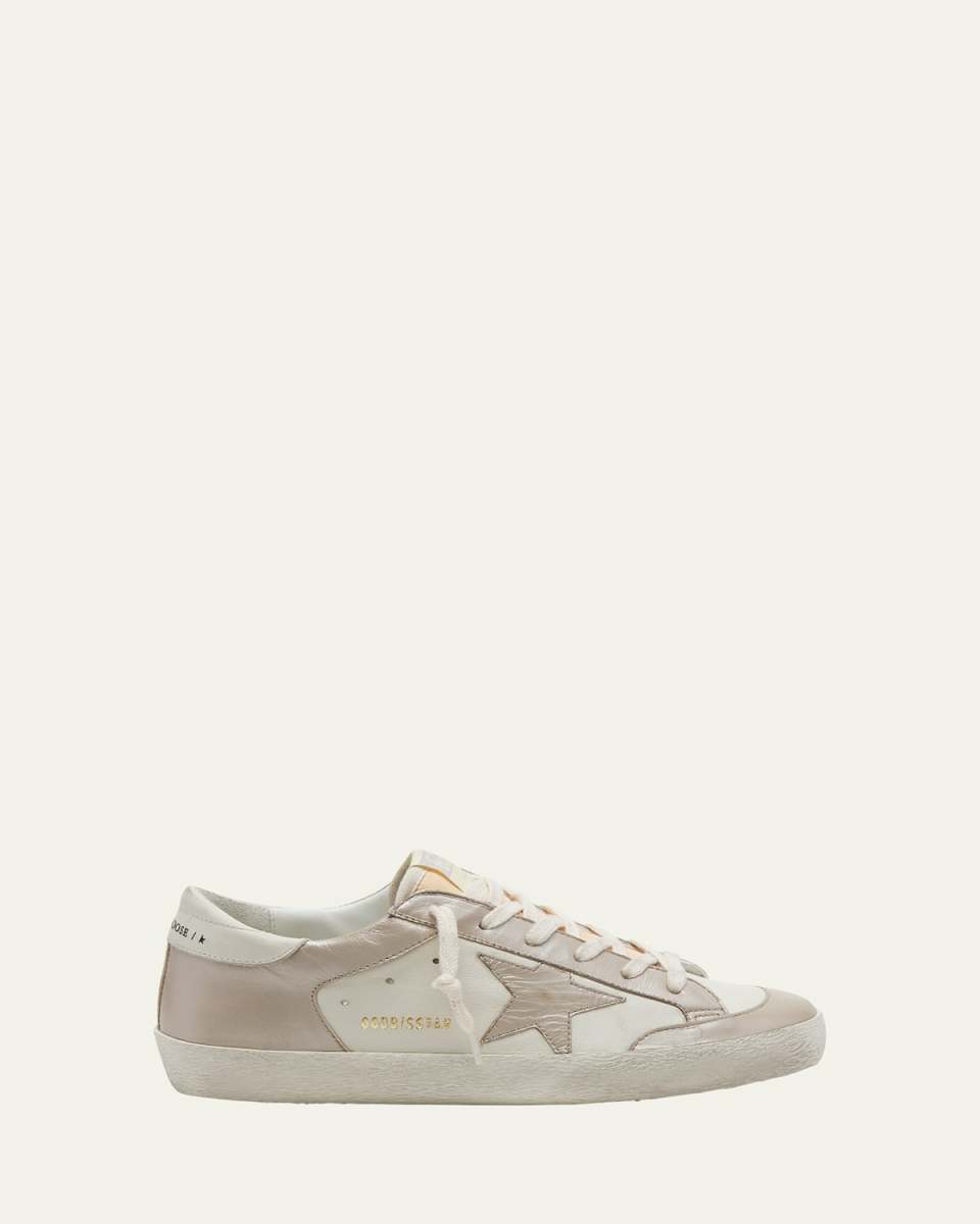 Superstar Nappa Leather Low-Top Sneakers