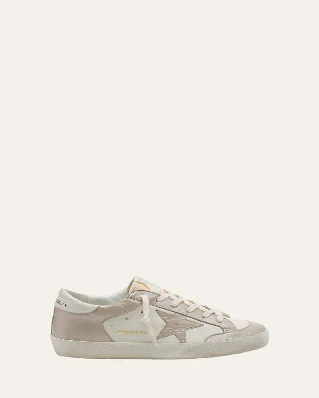 Superstar Nappa Leather Low-Top Sneakers