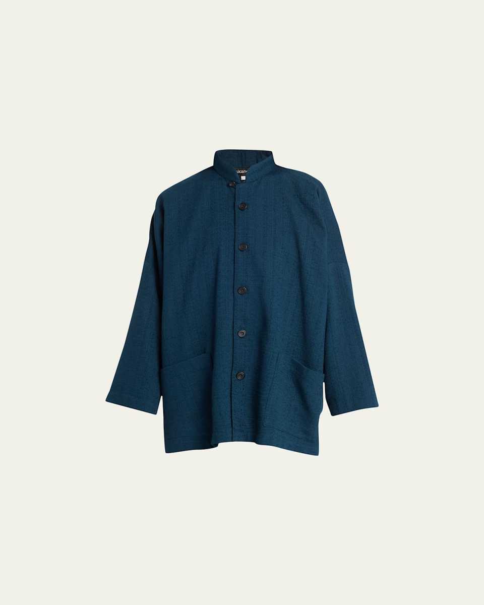 Wide Mandarin Jacket (Long Length)