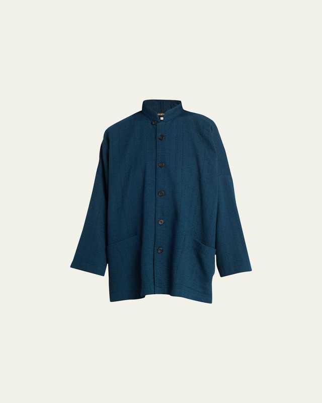 Wide Mandarin Jacket (Long Length)