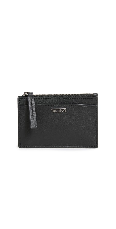 TUMI Zip Card Case Black