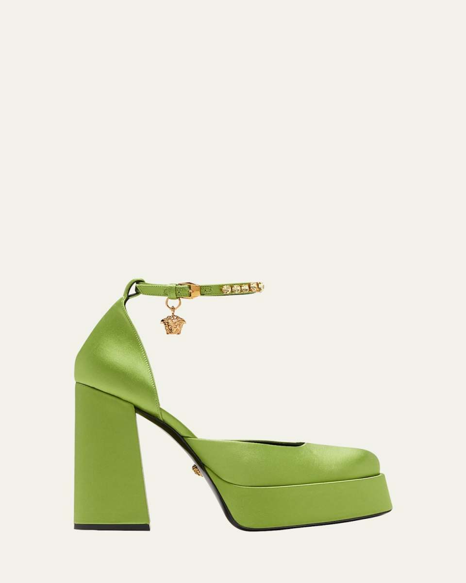 Medusa Ankle-Strap Platform Pumps