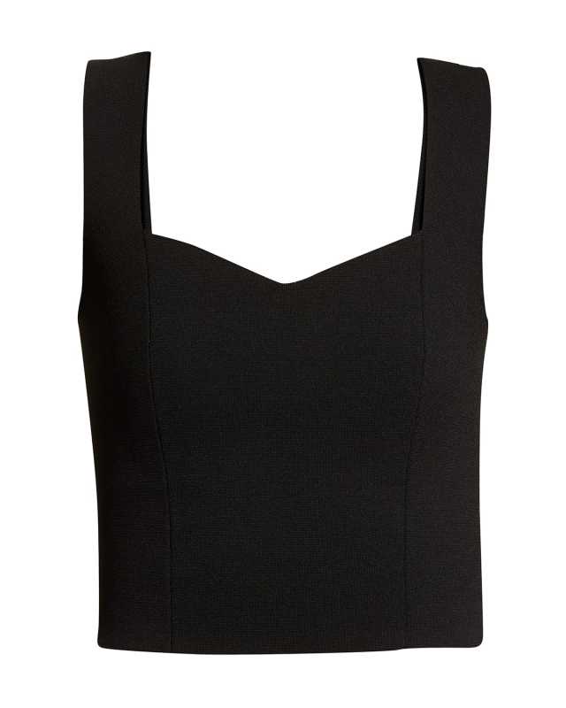 Jordana Seamed Cropped Tank Top