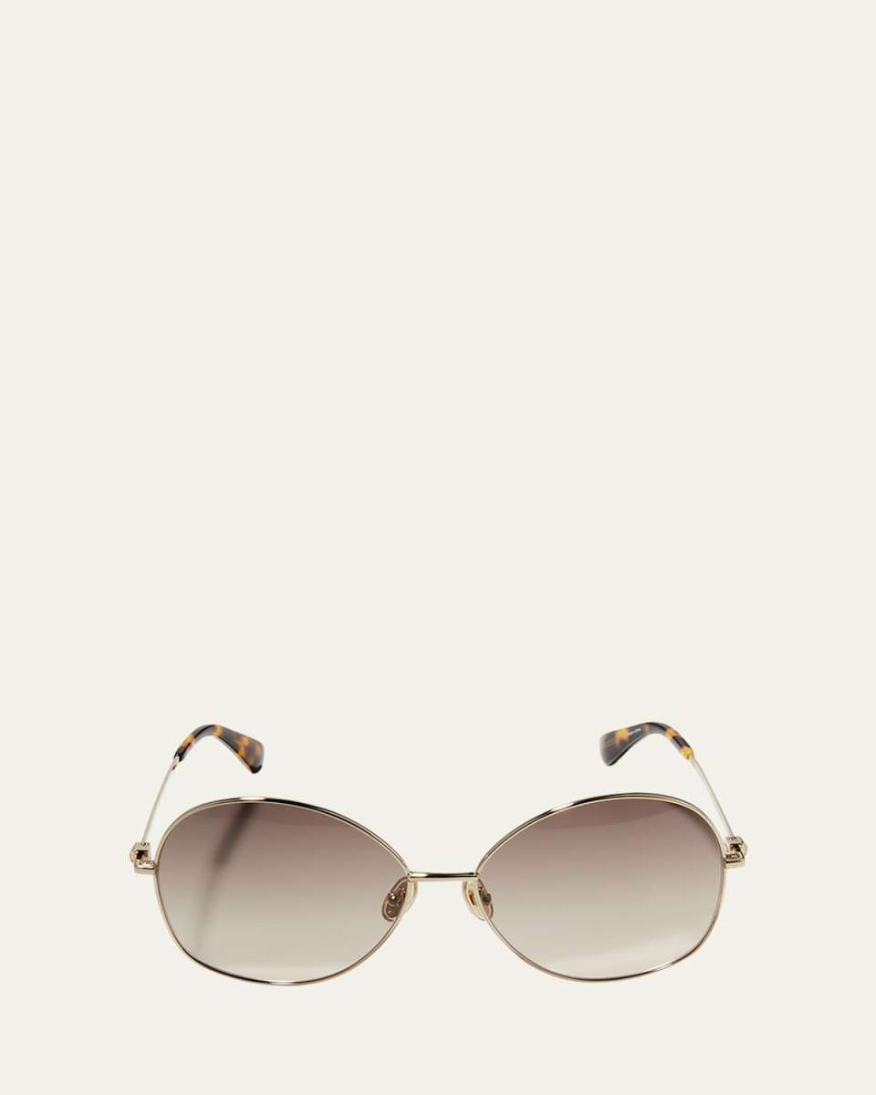 Jewel Round Metal Sunglasses