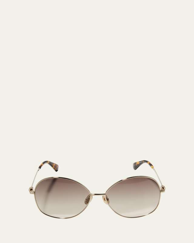 Jewel Round Metal Sunglasses