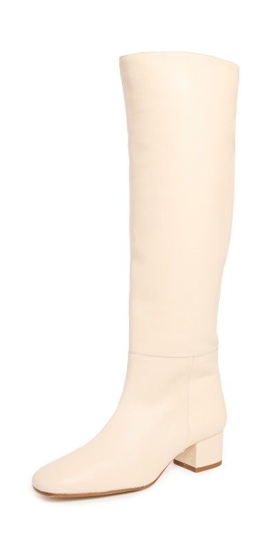 STAUD Nancy Boots Cream