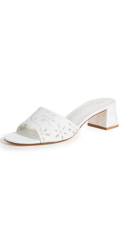 Larroudé Brigitte Sandals White