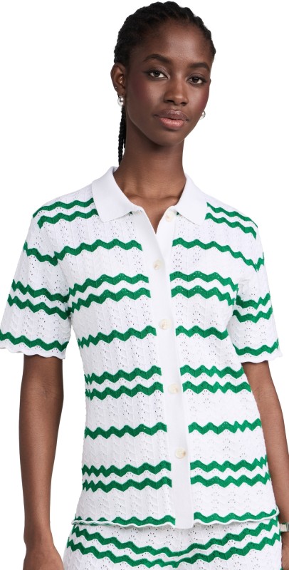 Seven Wonders Caprice Shirt White/Green