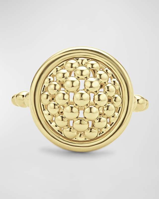 Covet 18k Gold Circle Band Ring, Size 7