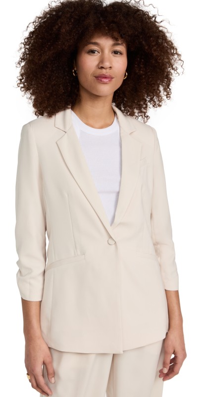 Z Supply Cinema Blazer Ecru