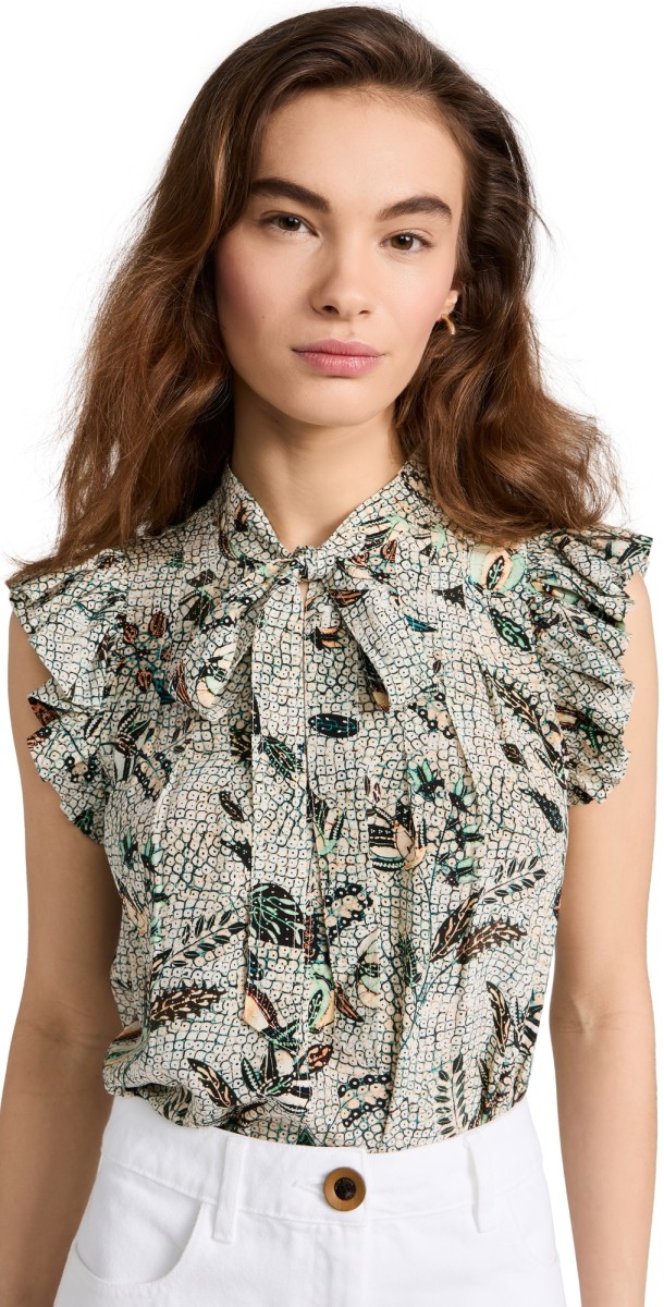 Ulla Johnson Callie Top Botanical Mist