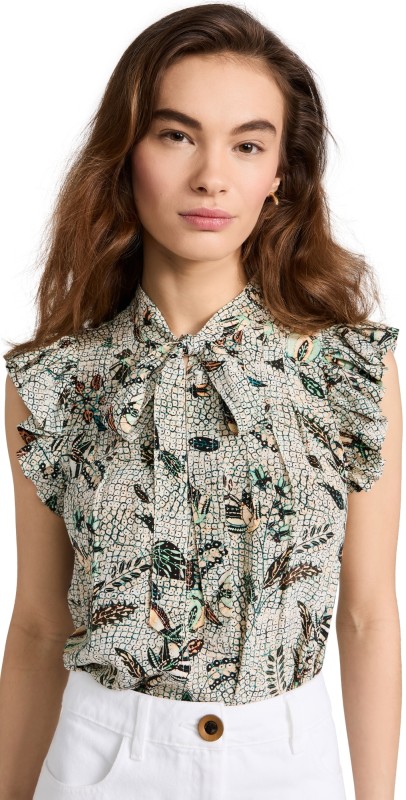 Ulla Johnson Callie Top Botanical Mist
