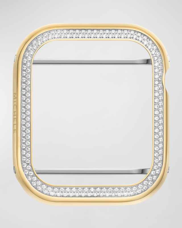 Diamond Apple Watch Case in 18K Gold Plated, 45mm