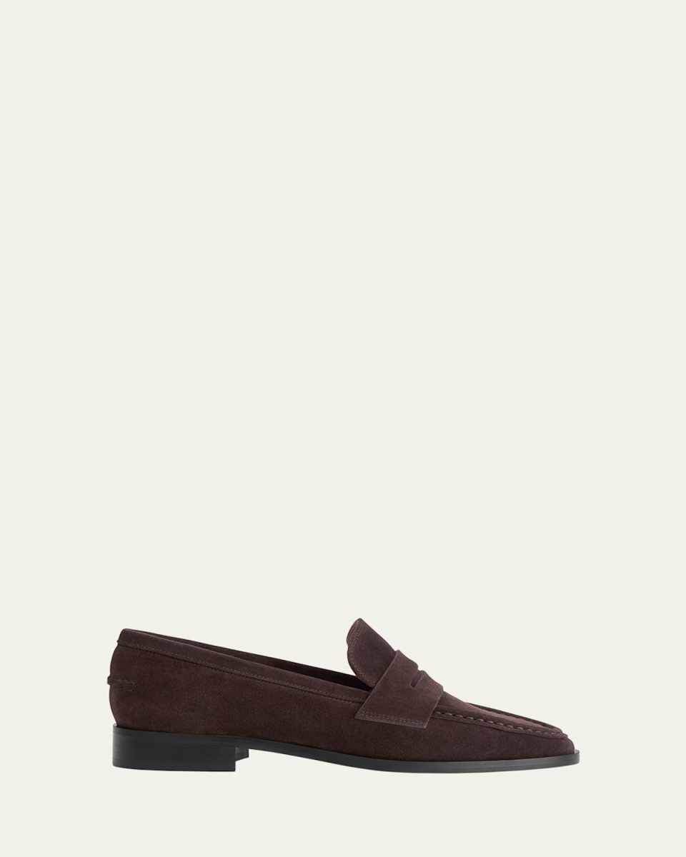 Airola Suede Penny Loafers