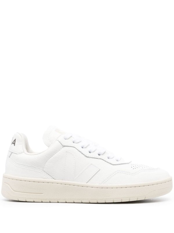 V-90 low-top leather sneakers