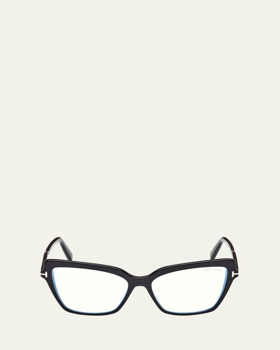 Blue Light Blocking Acetate Cat-Eye Glasses