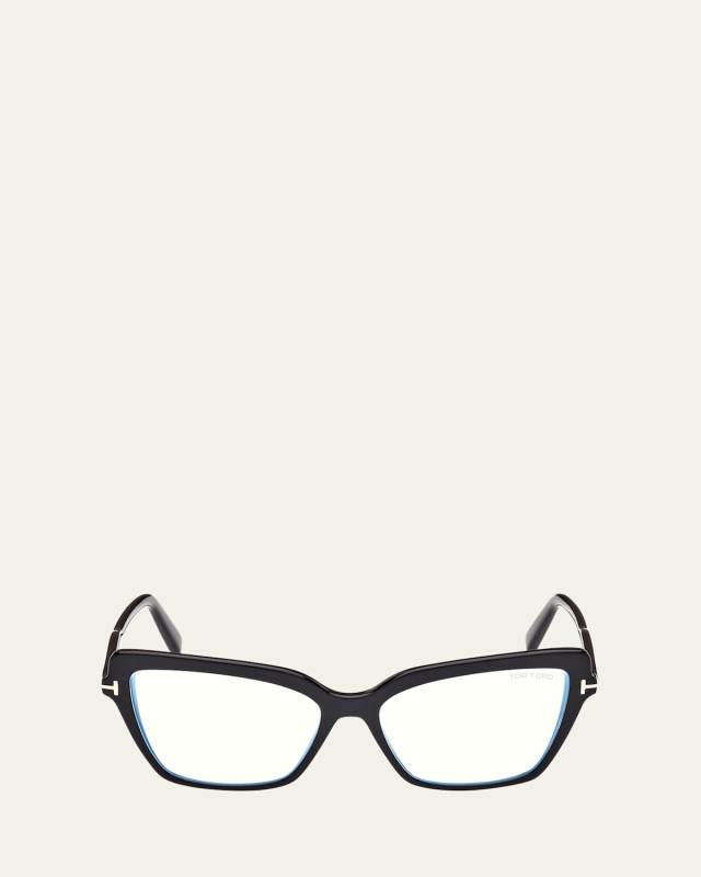 Blue Light Blocking Acetate Cat-Eye Glasses